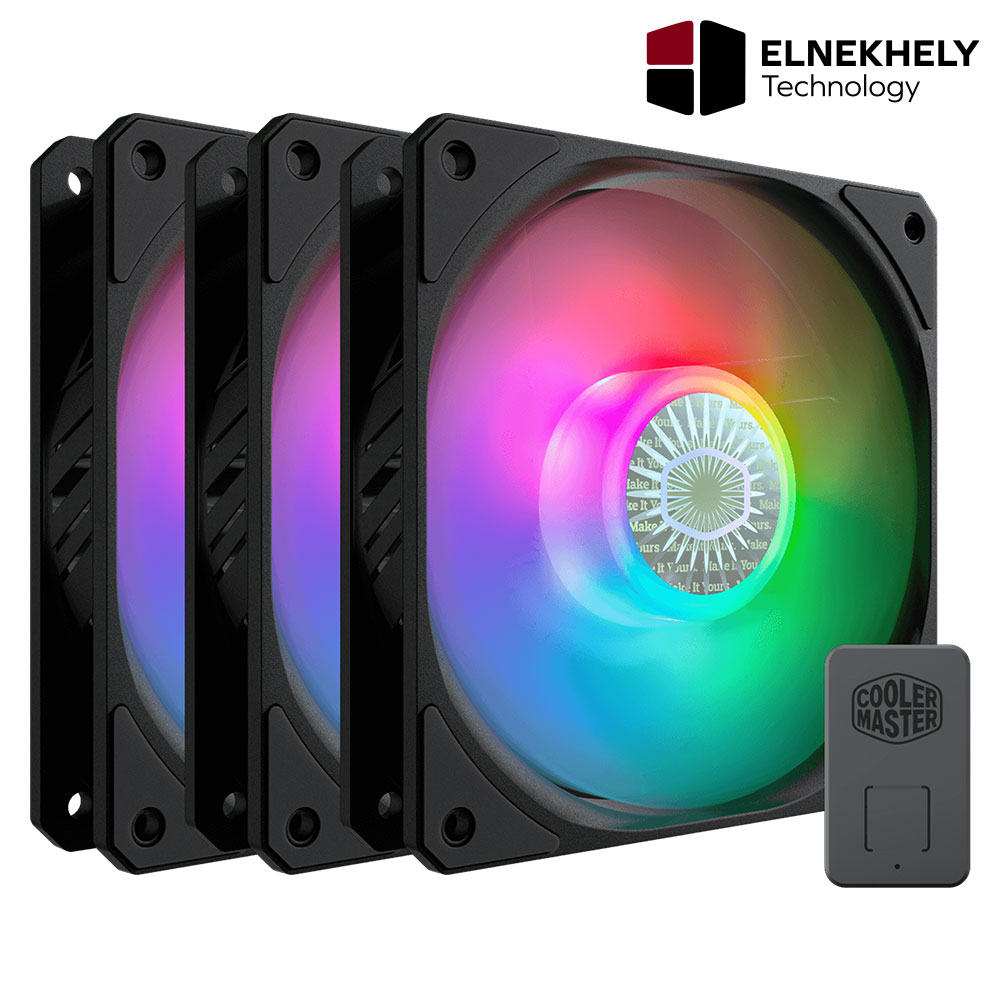 Cooler Master SickleFlow 120 Kit Of 3 Addressable RGB 1800 RPM Case